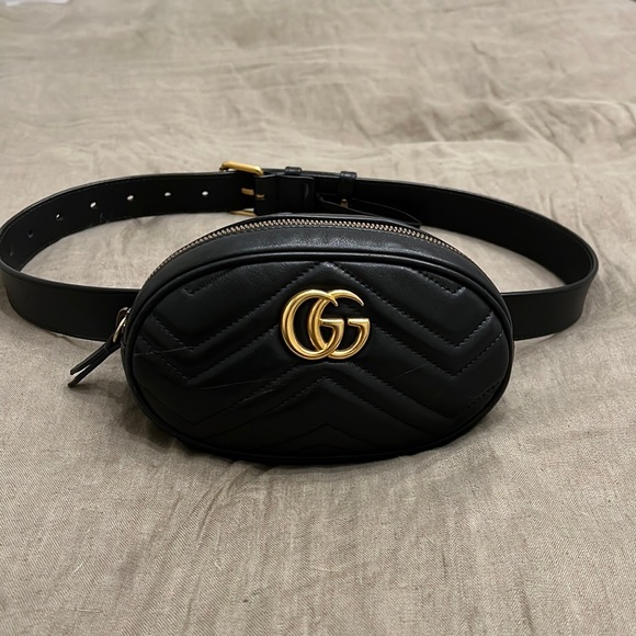 Gucci GG Marmont Matelassé Belt Bag - Picture 1 of 7